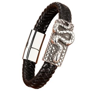 Snake Leather Bracelet